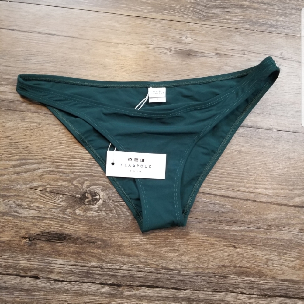 NEW ANTHRO Flagpole bikini bottoms,  large, NWT